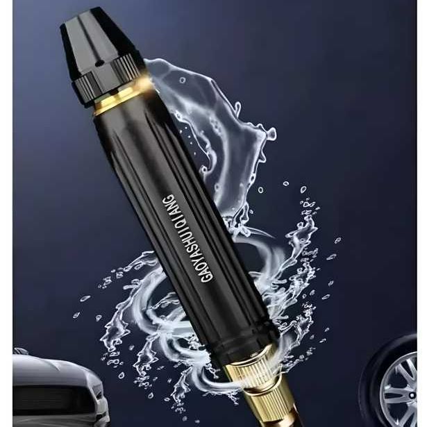 🧼 Portable High Pressure Washing Water Nozzle – Durable Brass Jet Spray