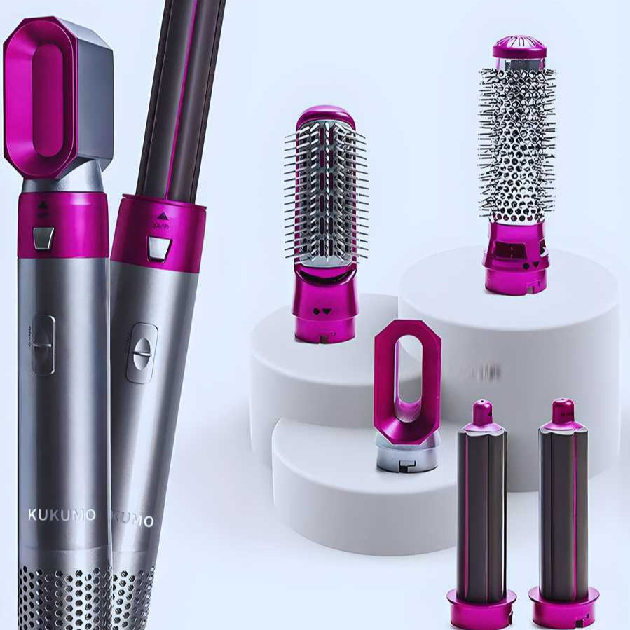 5-in-1 Multifunctional Hair Dryer & Styling Tool – Detachable Hot Air Comb with Negative Ion Technology