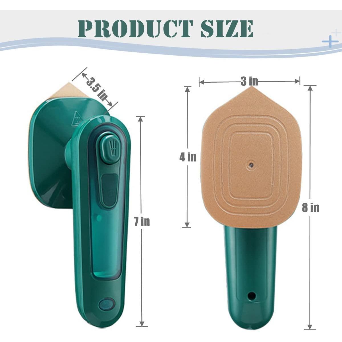 Portable Travel Clothes Steamer & Mini Handheld Iron – Dry & Wet Pressing