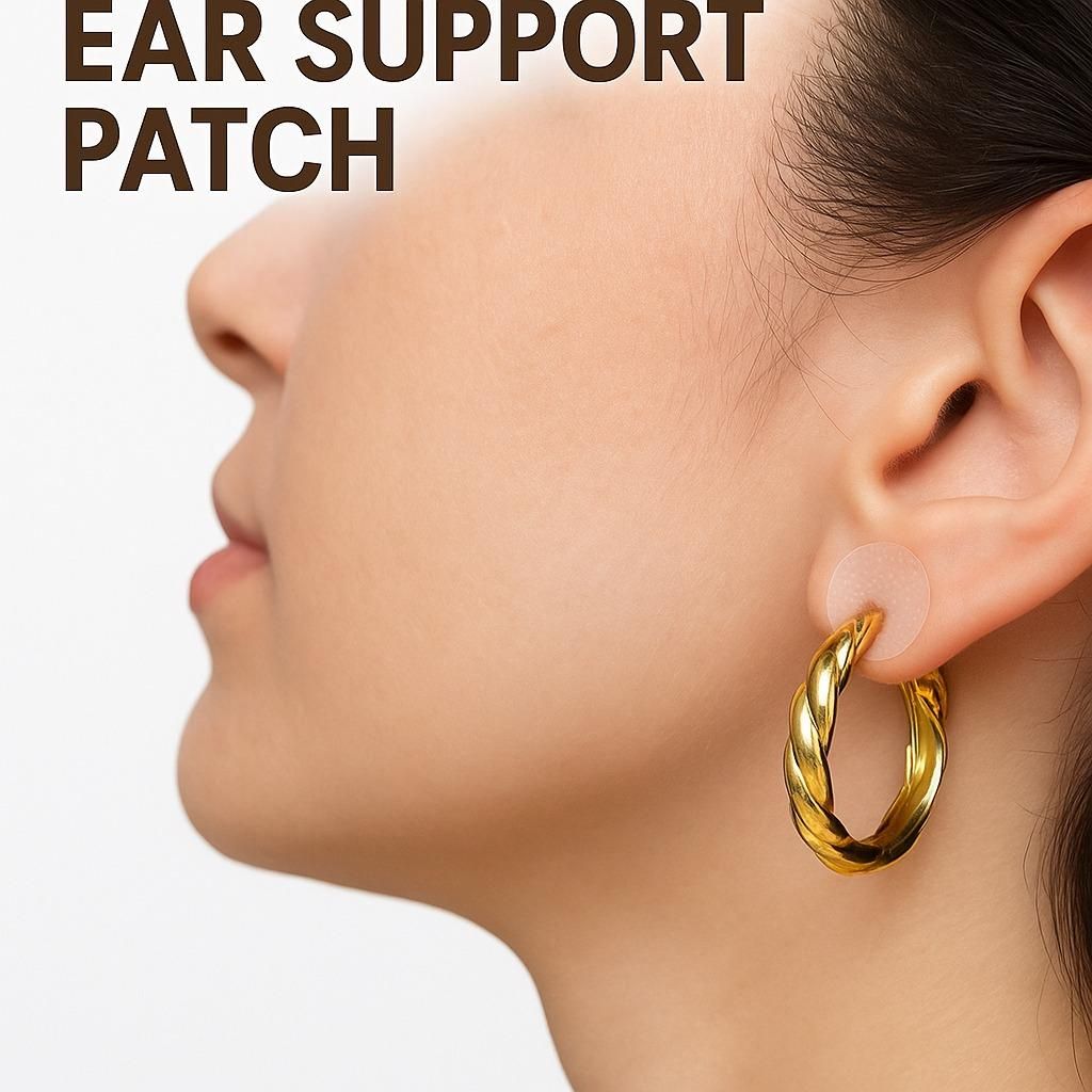 Premium Earlobe Support Patches – 100 PCS | Heavy Earring Support