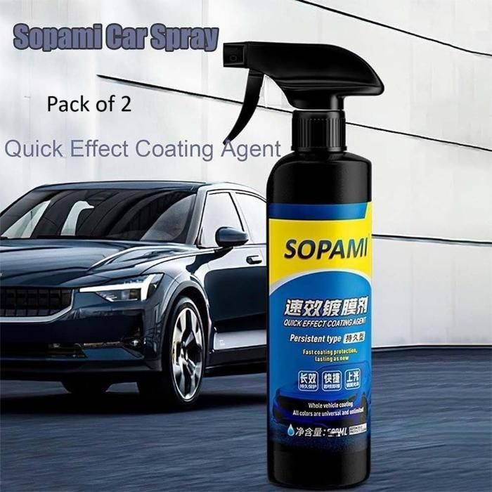 Sopami Car Coating Spray – Pack of 2, Protective Shine