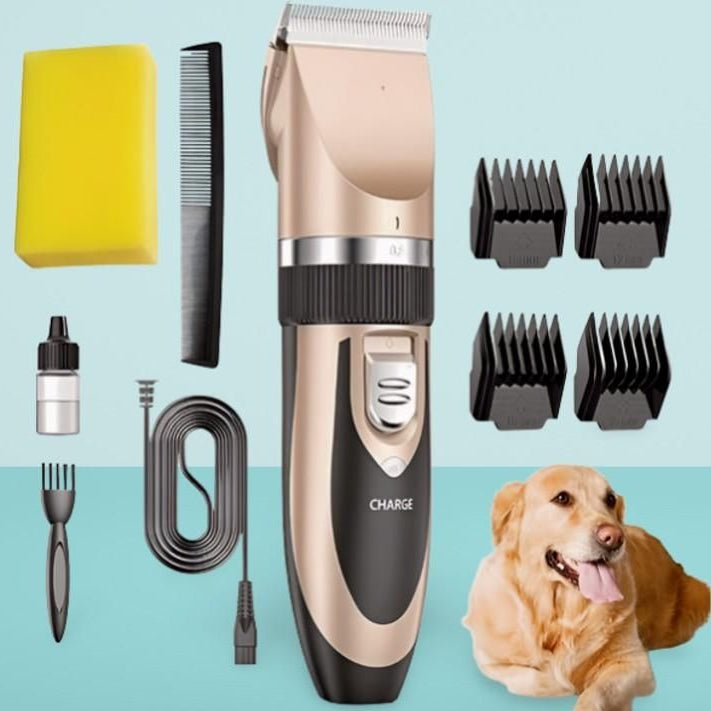 🐾 Pet Grooming Trimmer Set – Professional, Silent & Safe Hair Clipper for Dogs & Cats