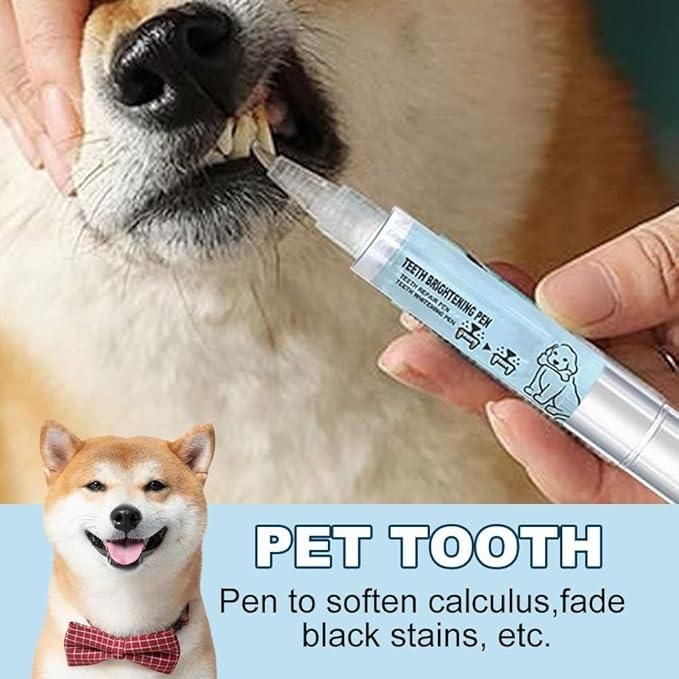 🐶 Dog Pen Toothbrush – Easy Plaque Removal & Fresh Breath for Pets