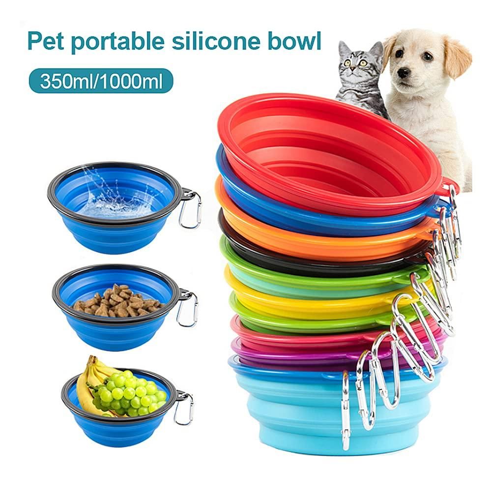 🐾 Foldable Silicone Pet Feeding Bowl – Portable, Durable & Travel-Friendly