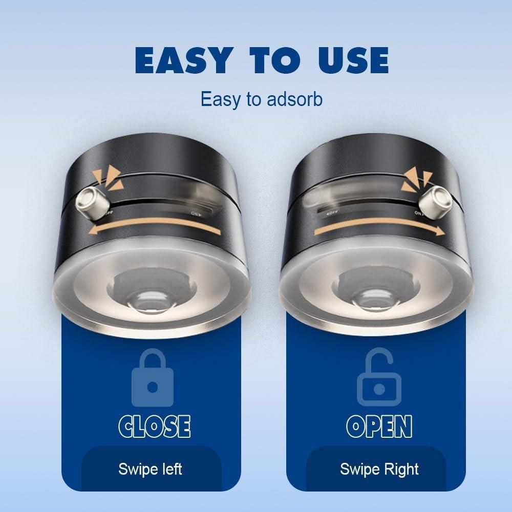 📱 Vacuum Magnetic Suction Phone Holder – Foldable & 360° Rotatable!