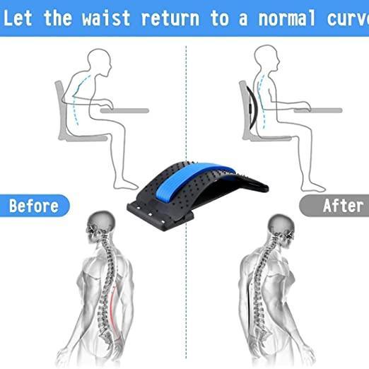 Multi-Level Back Stretcher & Posture Corrector – Pain Reliefer