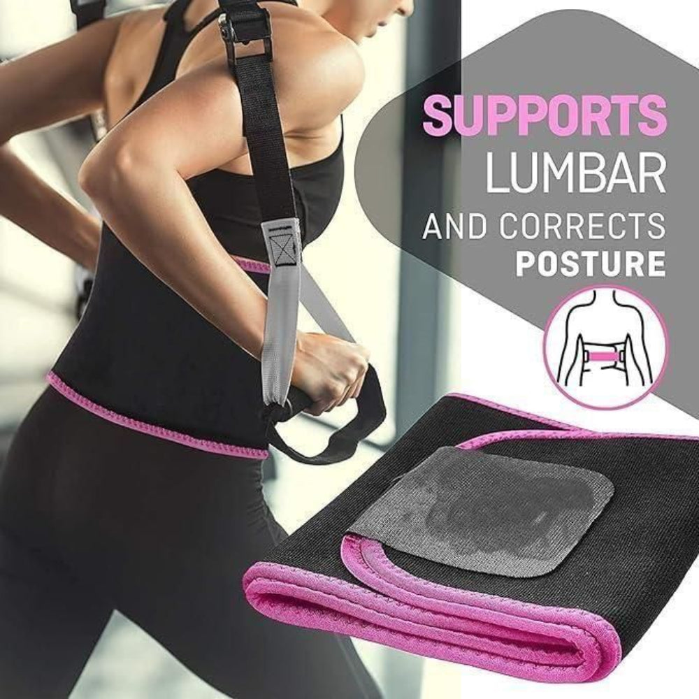 Adjustable Waist Trimmer Belt – Slimming & Sweat Support