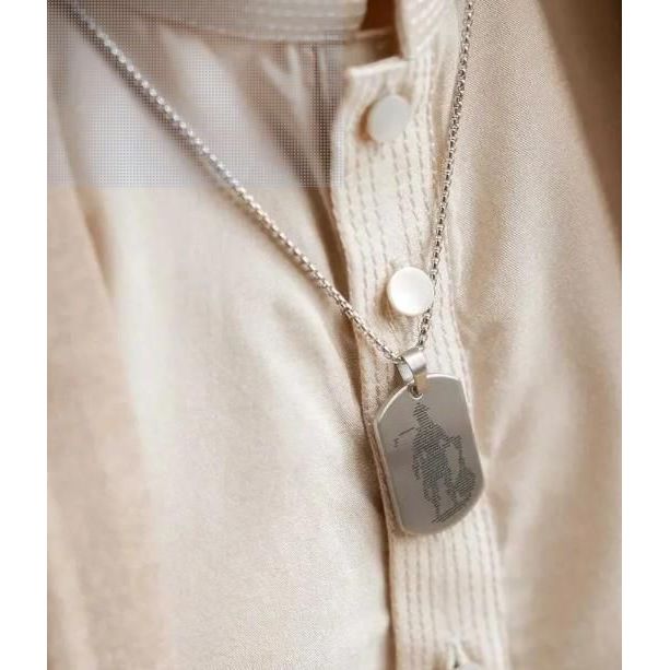 Hanuman Chalisa Pendant with Chain – Spiritual Locket for Men