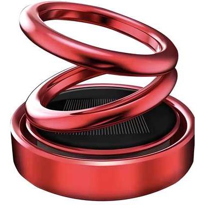 Solar Power Rotating Car & Room Air Freshener – Long-Lasting French Organic Fragrance