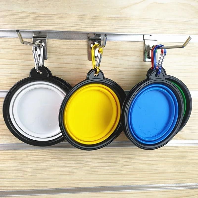 🐾 Foldable Silicone Pet Feeding Bowl – Portable, Durable & Travel-Friendly