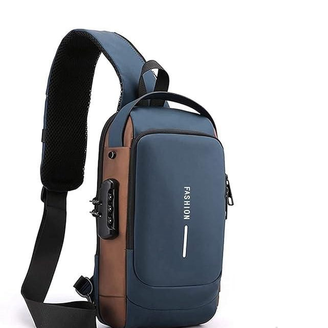 Unisex Leather Sling Bag – Stylish Crossbody Bag for Men & Women