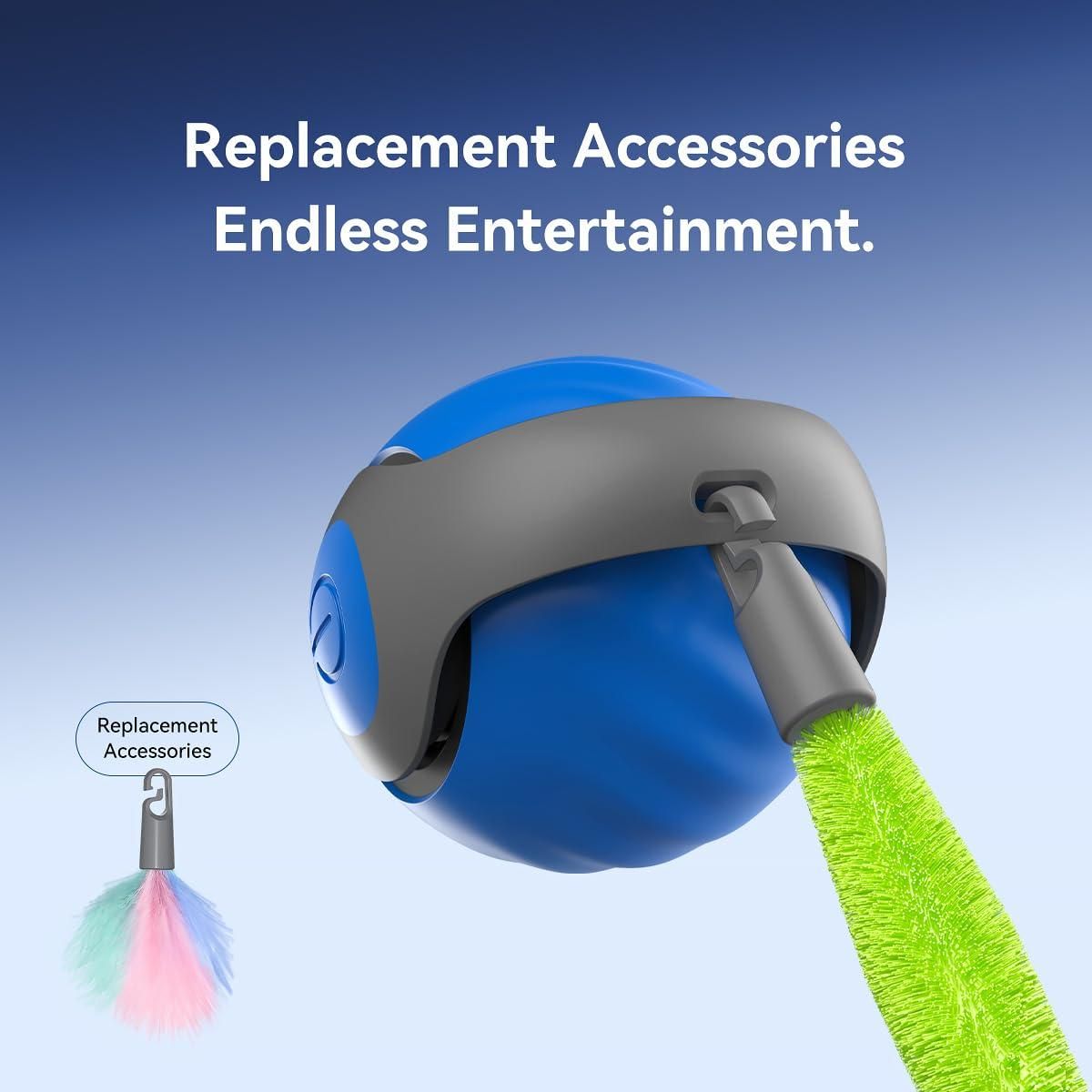 🐾 Rolling Ball Cat Toy – Smart Interactive USB Rechargeable Toy for Cats