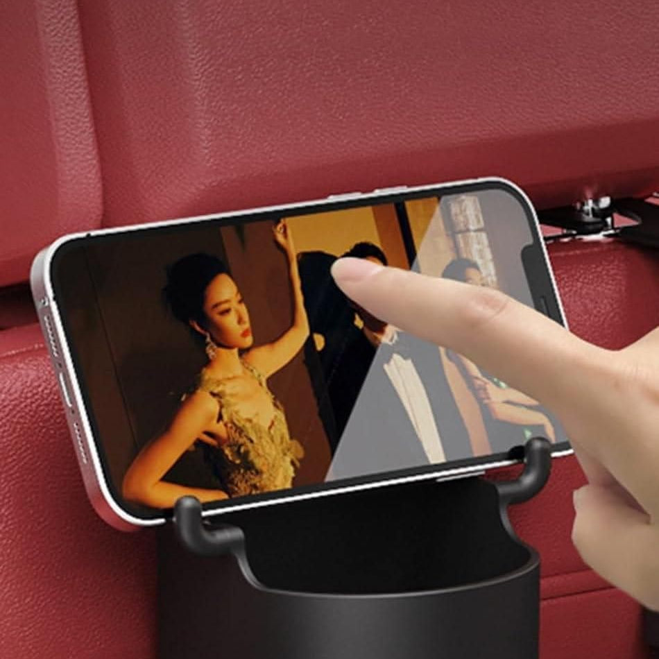 car hanging mobile holder with storage cup
